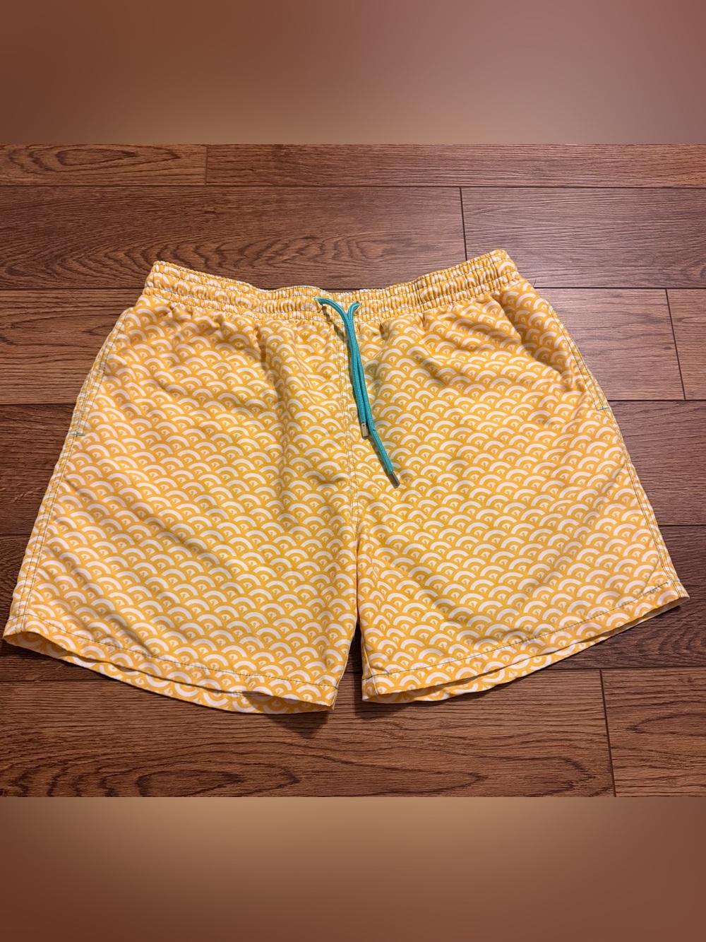 Capelle Men's‎ Premium Compression Lined Hybrid Patterned Swim Shorts 2XL